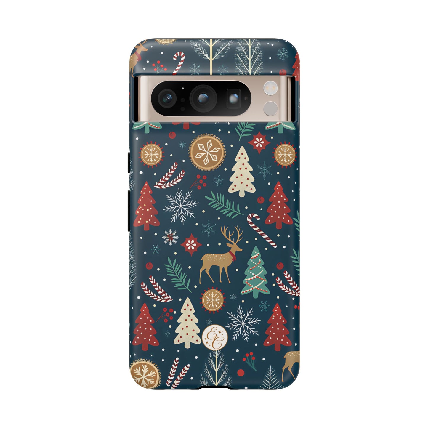 Christmas Holiday Pattern Tough Phone Case