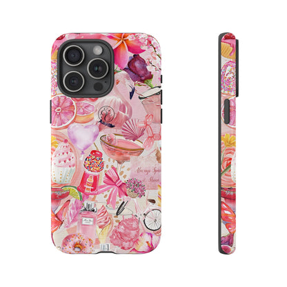 Pink Collage Tough Phone Case