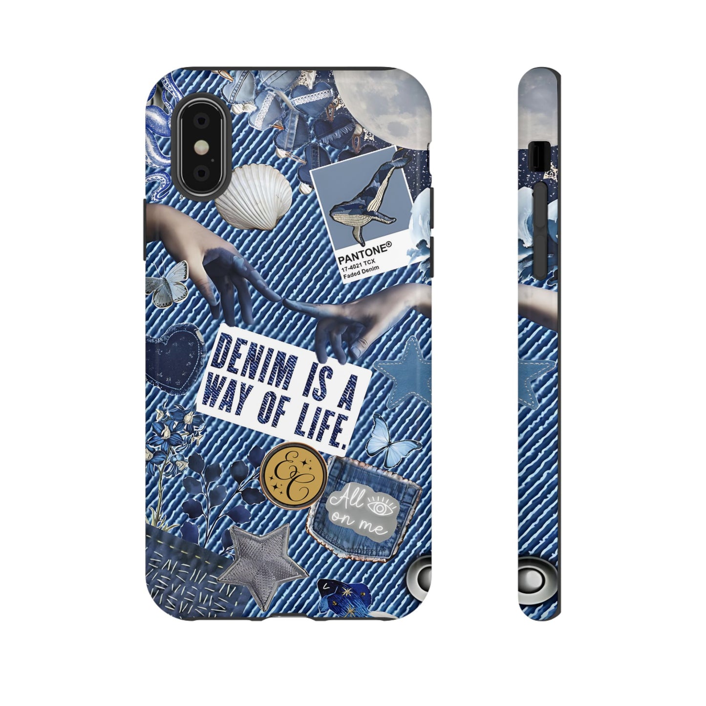 Denim Texture Tough Phone Case