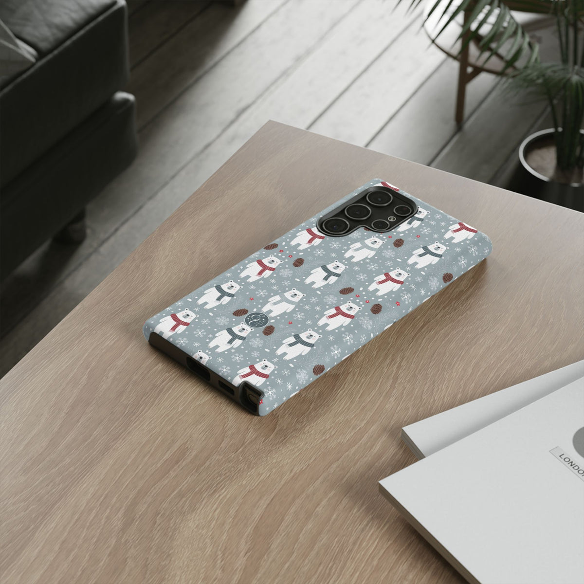 Cute Polar Bear Christmas Phone Case