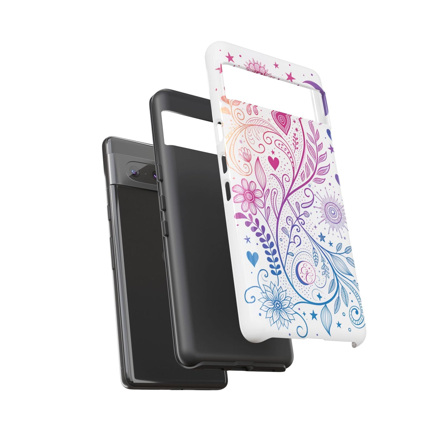 Subtel Bisexual Boho Doodle Tough Phone Case