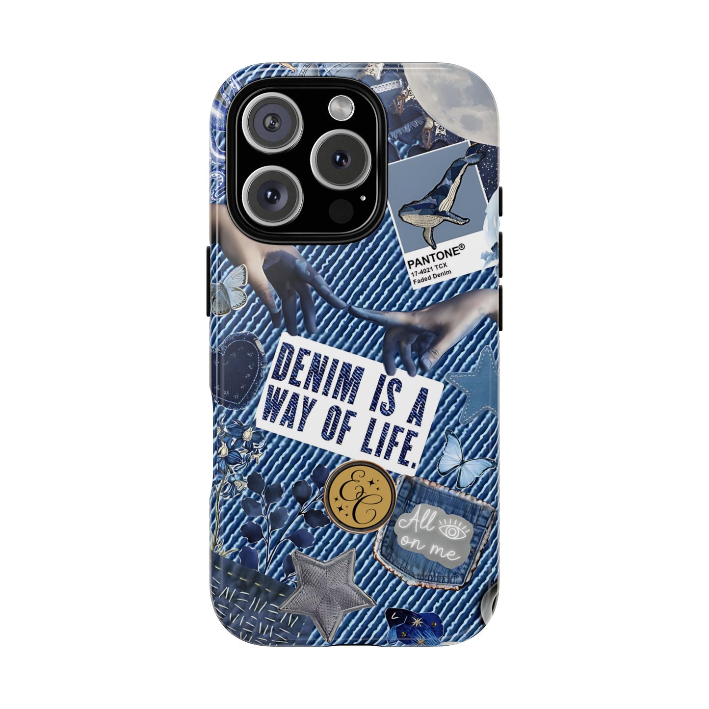 Denim Texture Tough Phone Case