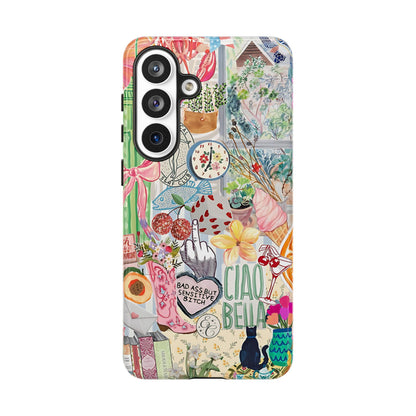 Coquette Art Collage Tough Phone Case