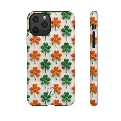 Lucky Shamrock Pattern Tough Phone Case