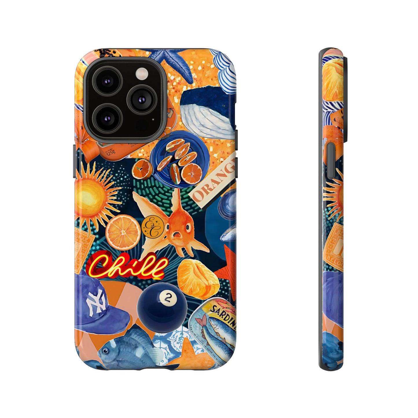 Nautical and Citrus Tough Phone Case