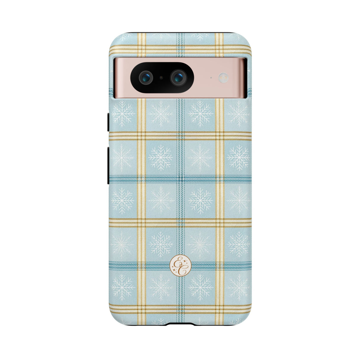 Blue Winter Plaid Phone Case