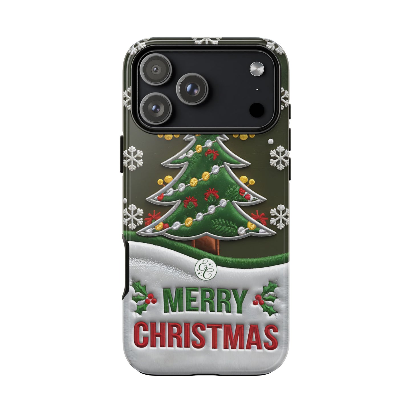 Merry Christmas Tree Tough Phone Case