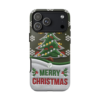 Merry Christmas Tree Tough Phone Case
