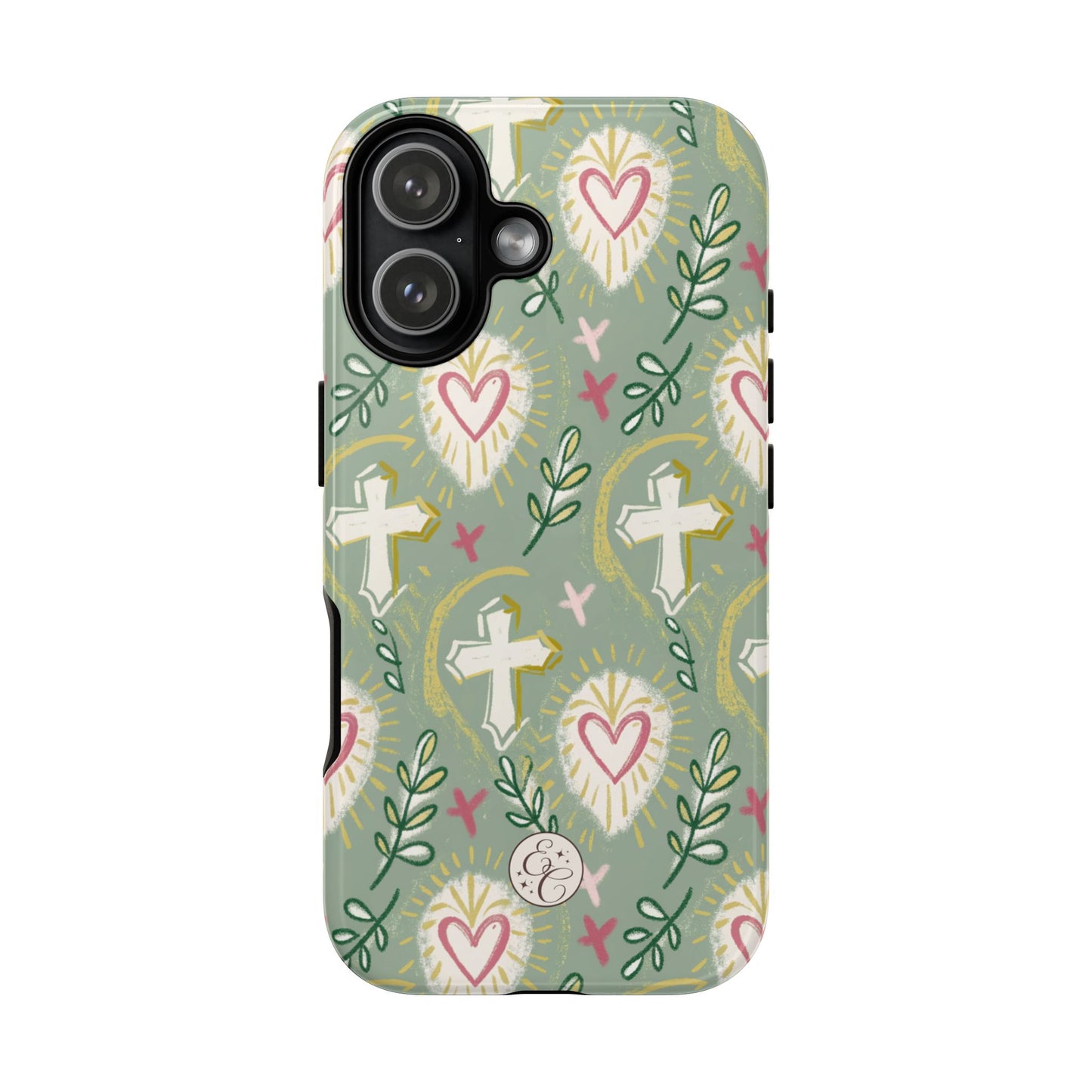 Christian Cross Boho Pattern Tough Phone Case