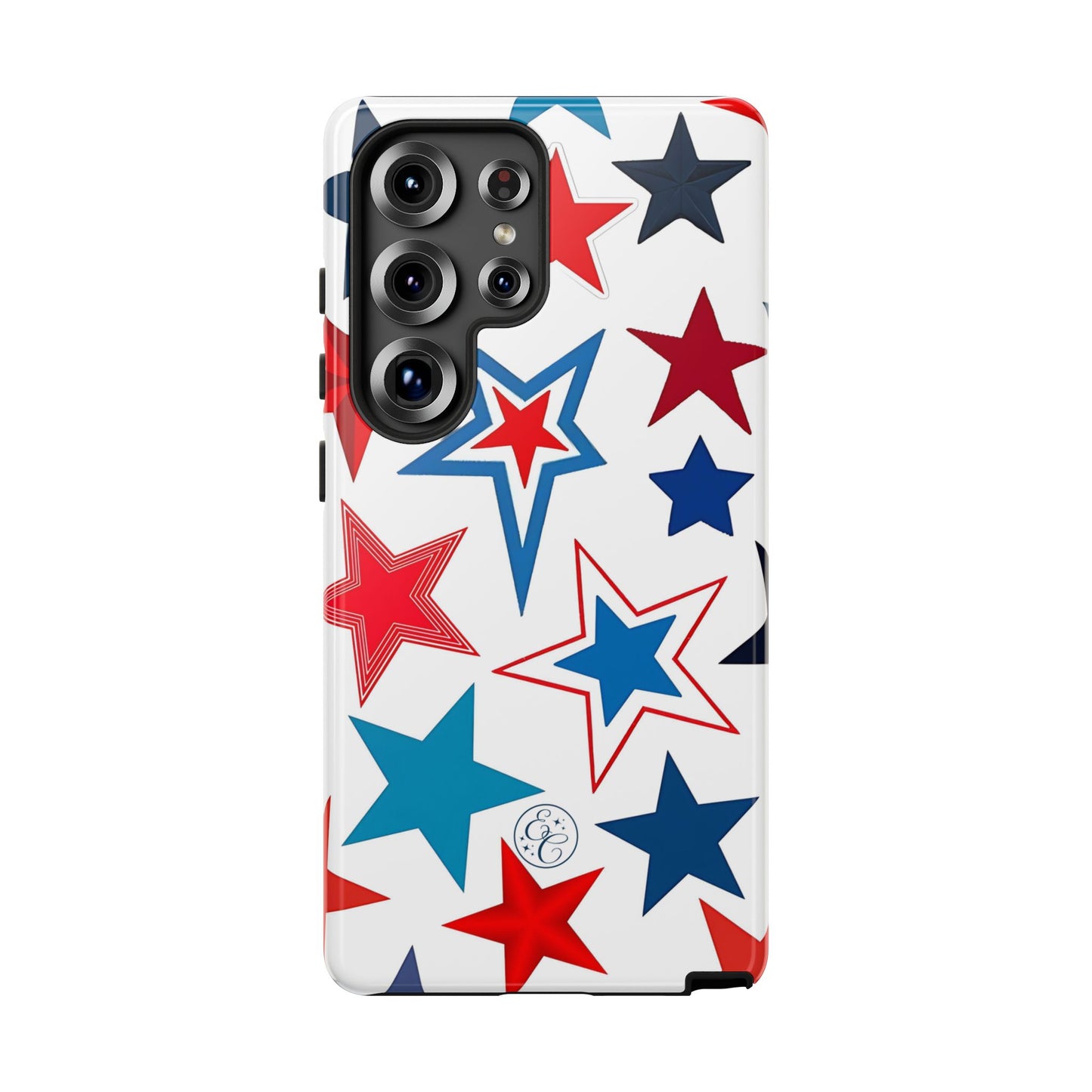 Patriotic Star Pattern Tough Phone Case