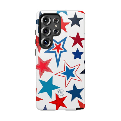 Patriotic Star Pattern Tough Phone Case