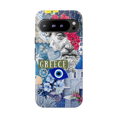 Greek Summer Collage Tough Phone Case