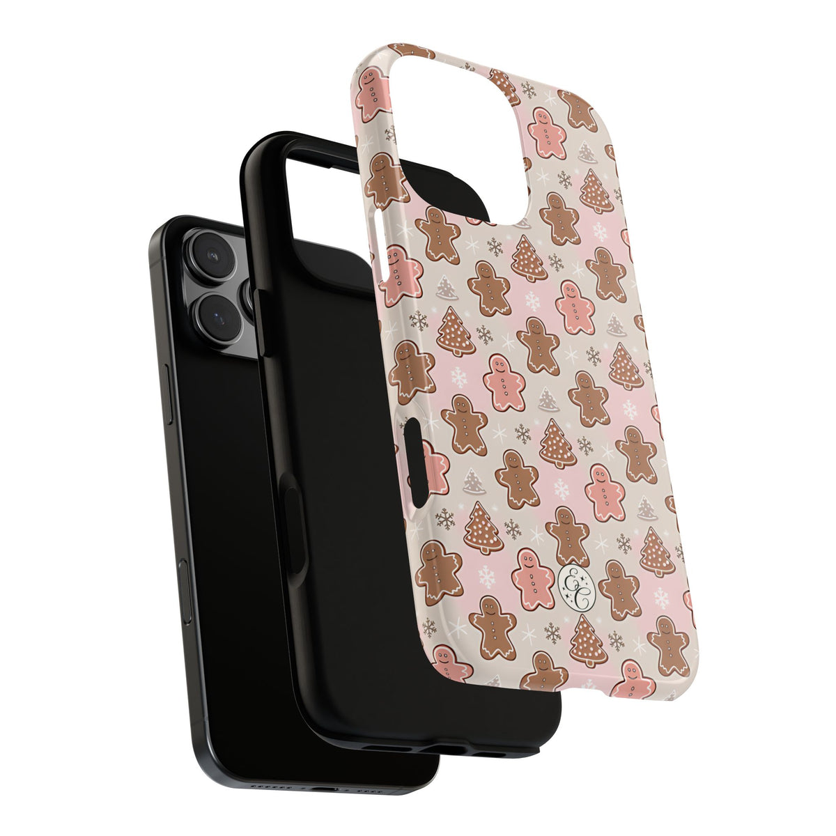 Gingerbread Men & Xmas Tree Pattern Phone Case