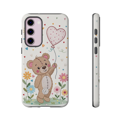Cute Teddy Bear Tough Phone Case