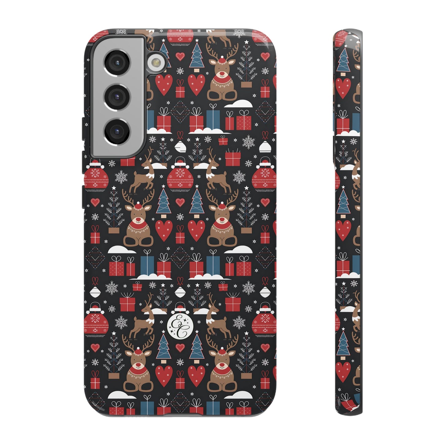 Christmas Holiday Pattern Tough Phone Case