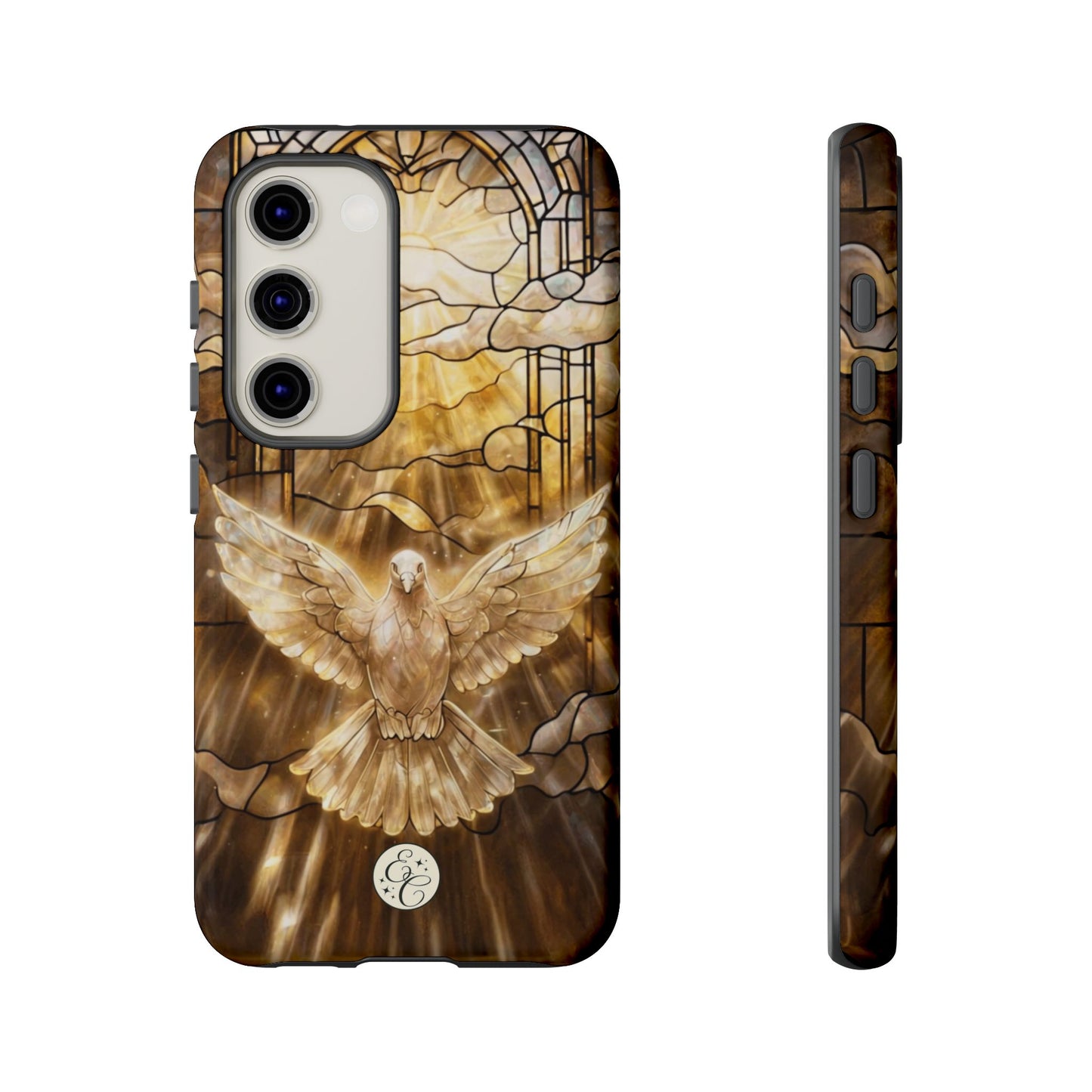 Holy Spirit Stained Glass Tough Phone Case