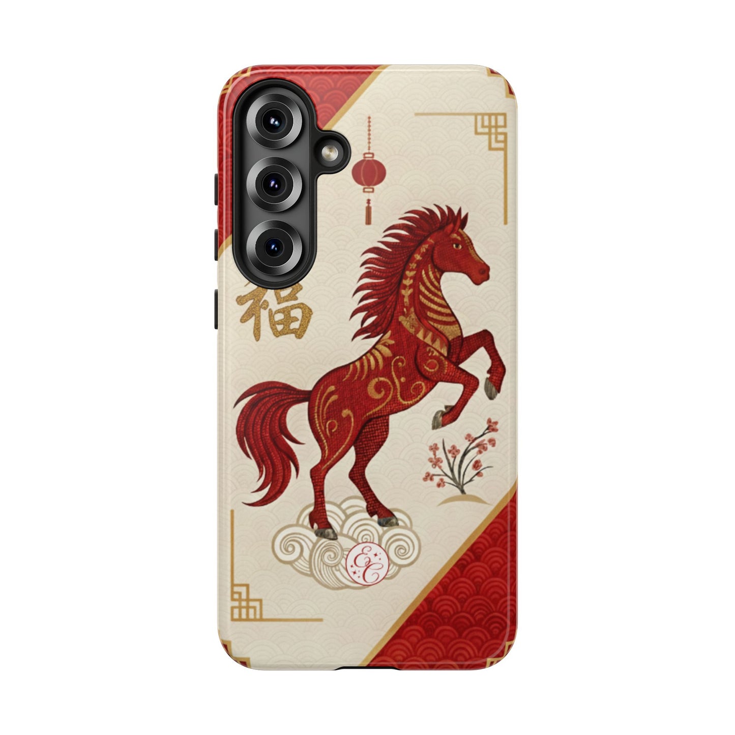 Chinese Zodiac Horse Tough Phone Case
