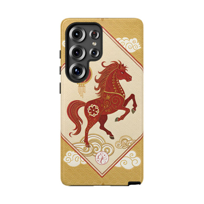 Chinese New Year Lucky Horse Tough Phone Case