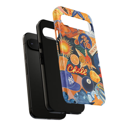 Nautical and Citrus Tough Phone Case