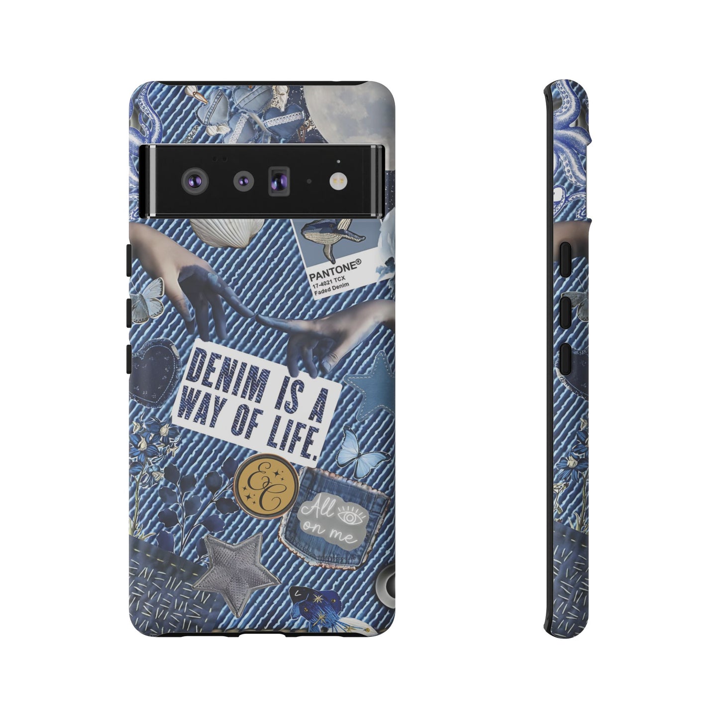 Denim Texture Tough Phone Case