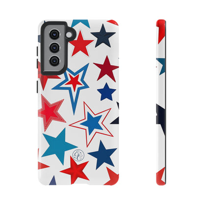 Patriotic Star Pattern Tough Phone Case