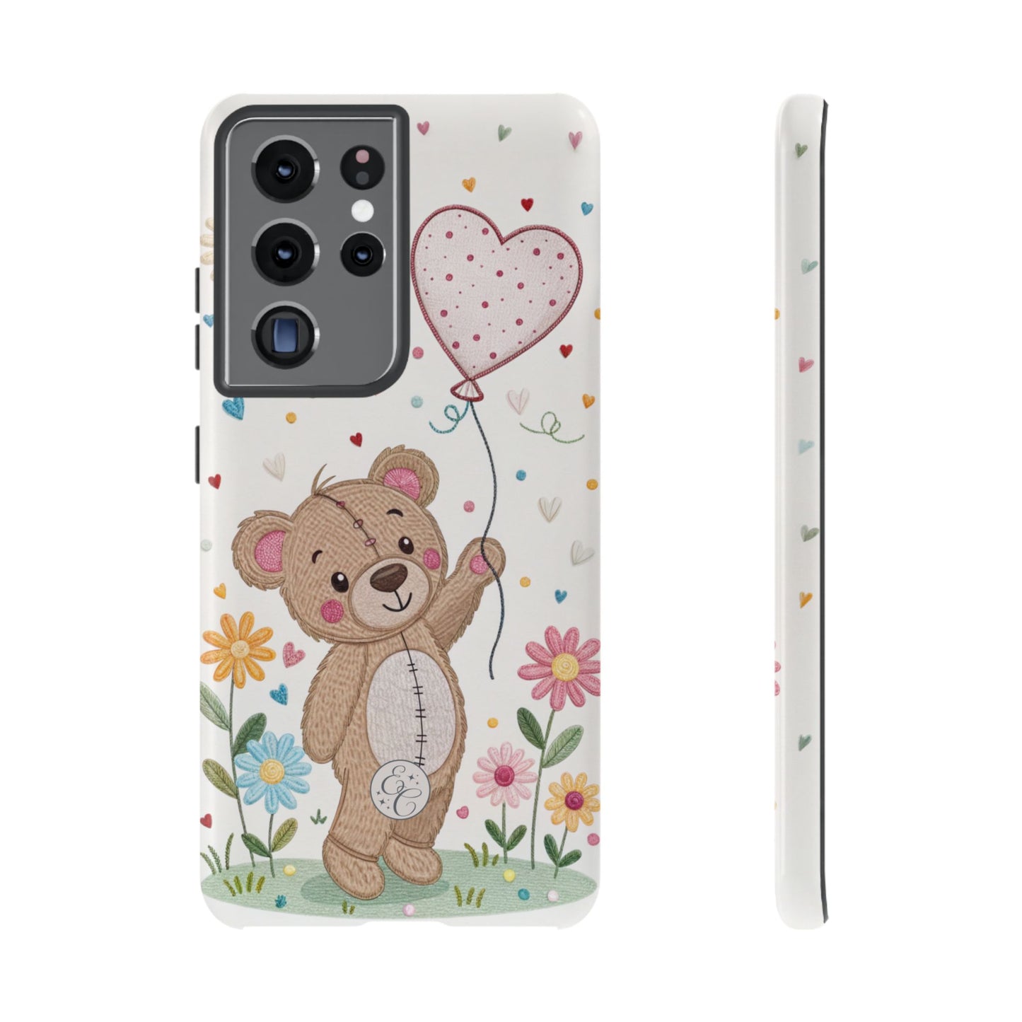 Cute Teddy Bear Tough Phone Case