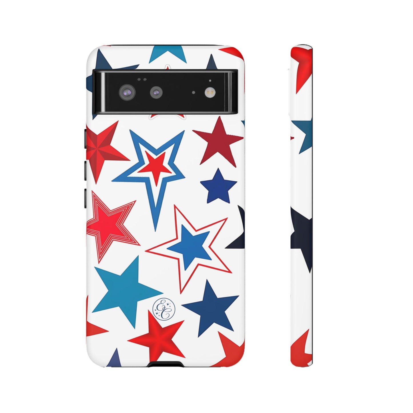 Patriotic Star Pattern Tough Phone Case