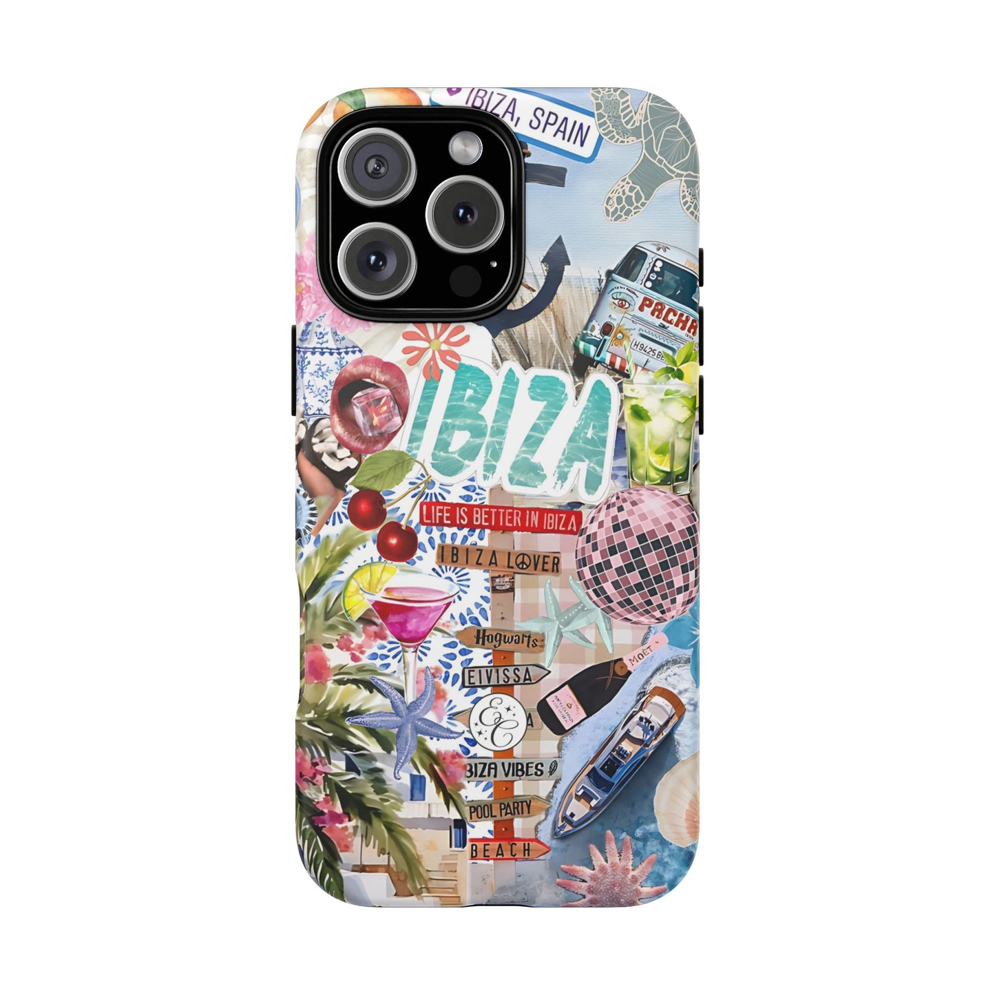 Ibiza Summer Vibes Collage Tough Phone Case