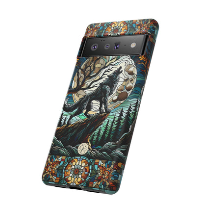 Howling Wolf Tough Phone Case