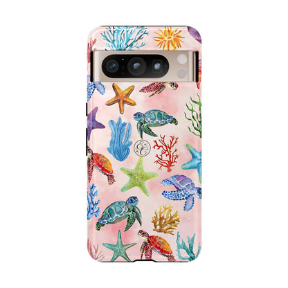 Colorful Marine Life Tough Phone Case
