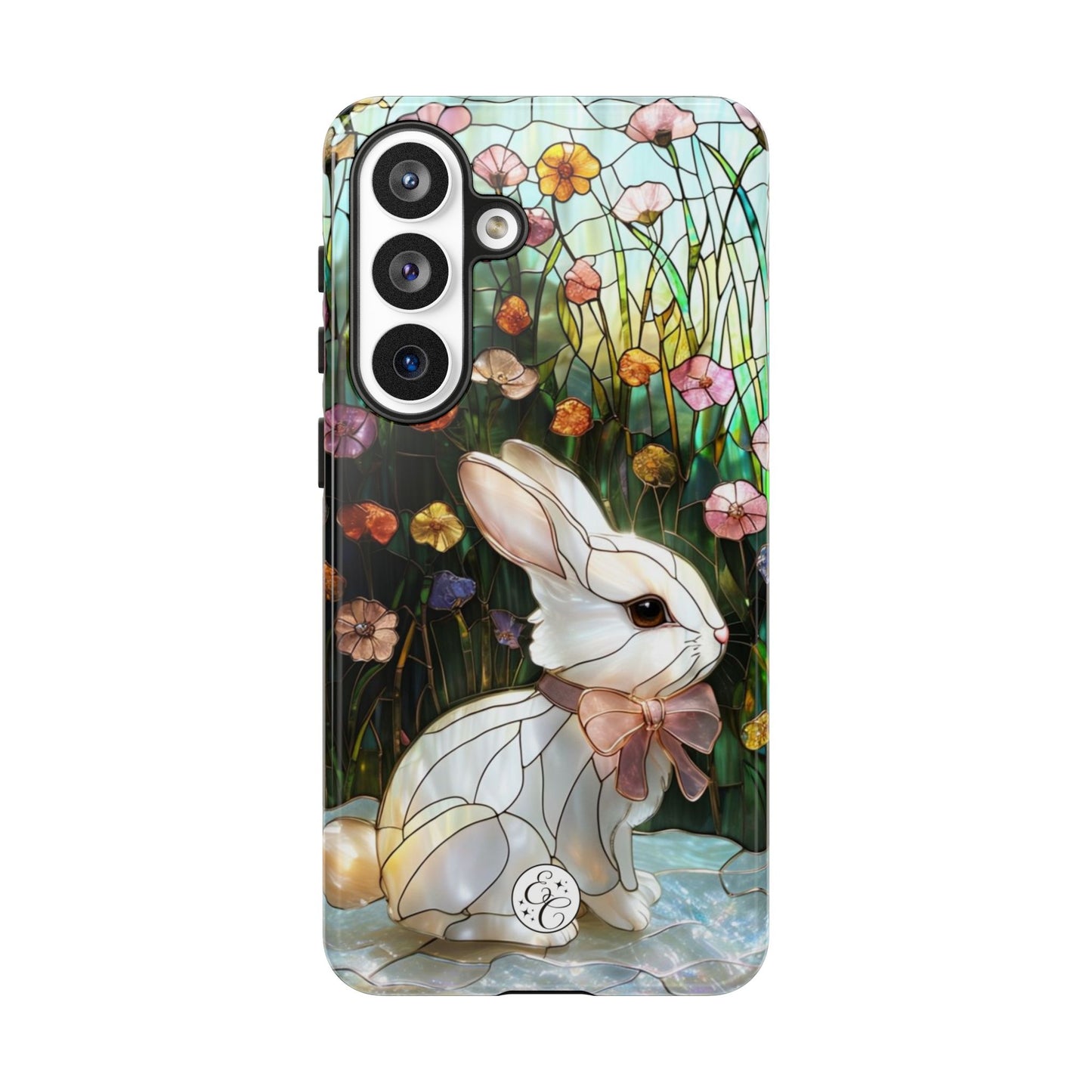Easter Rabbit Stained Glass Tough Phone Case