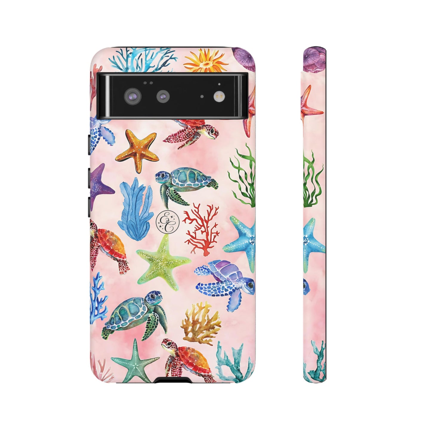 Colorful Marine Life Tough Phone Case