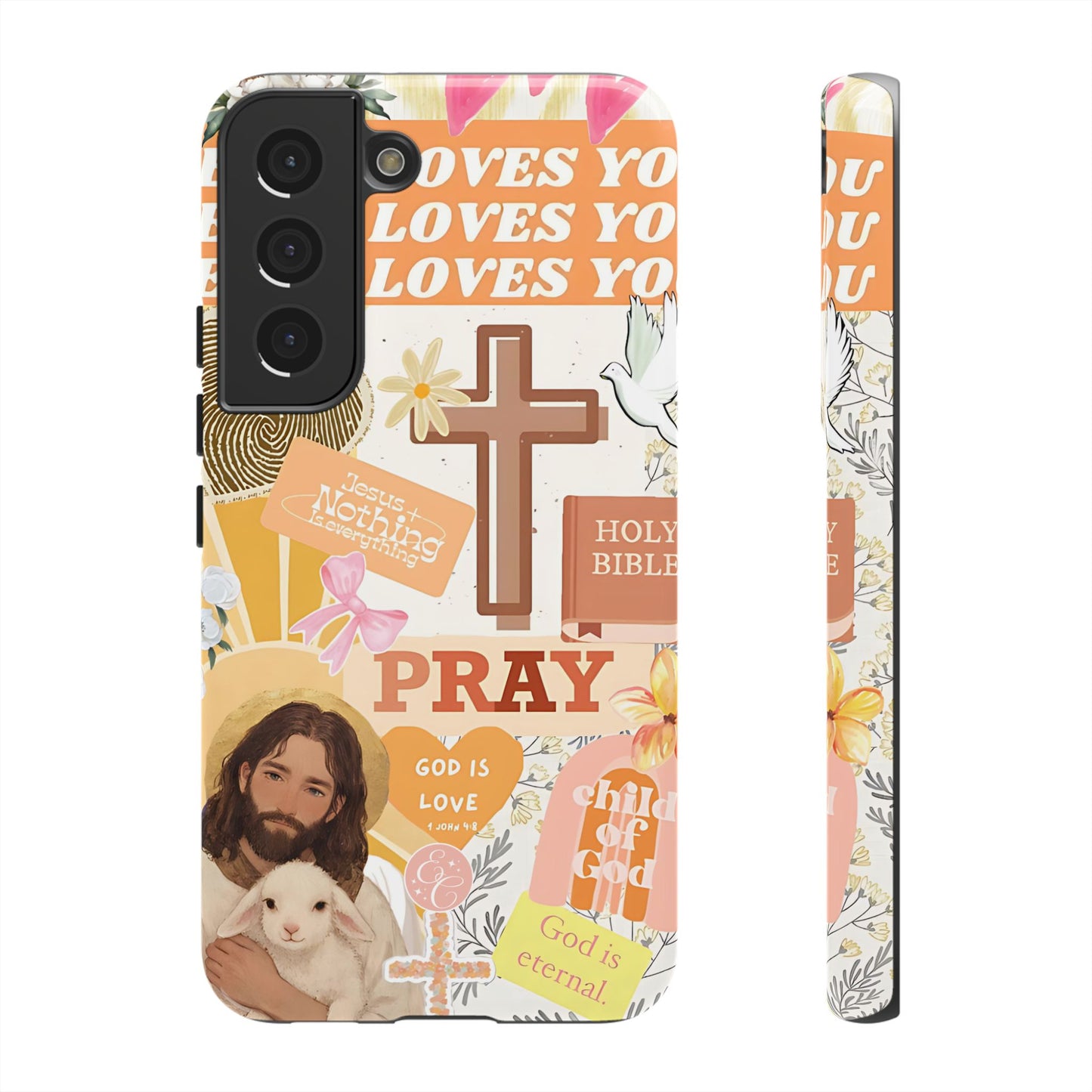 Christian Collage Tough Phone Case
