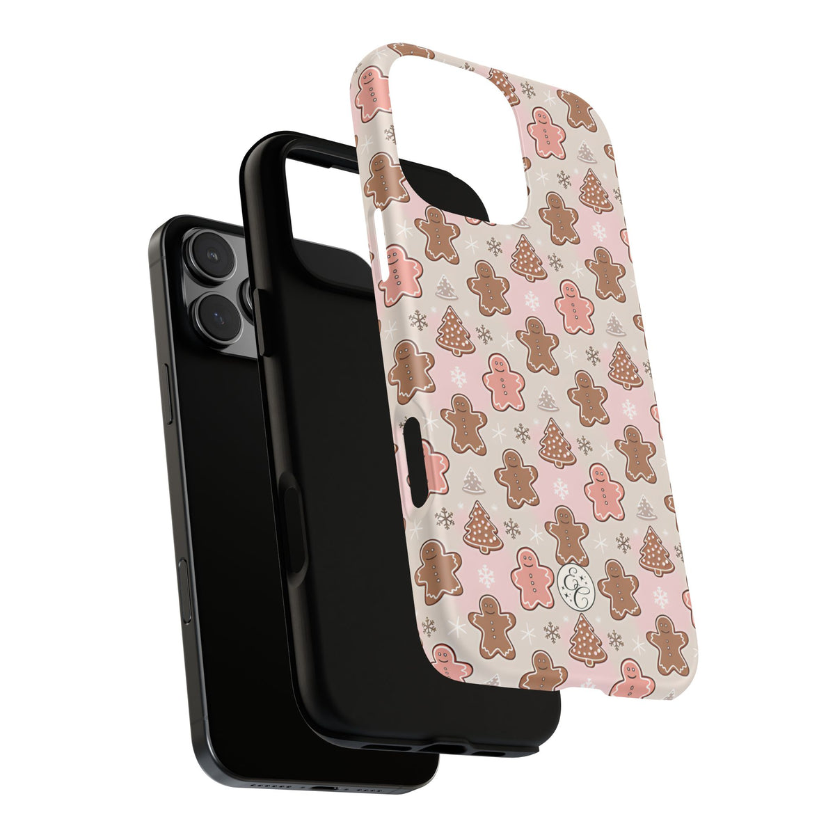 Gingerbread Men & Xmas Tree Pattern Phone Case