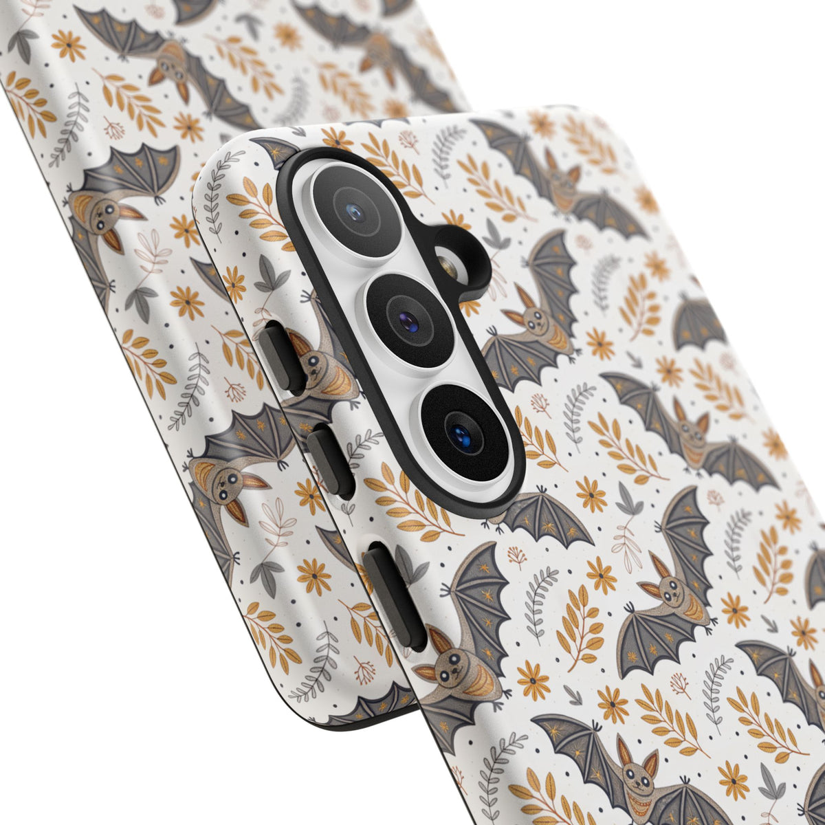 Boho Bat Pattern Halloween Phone Case