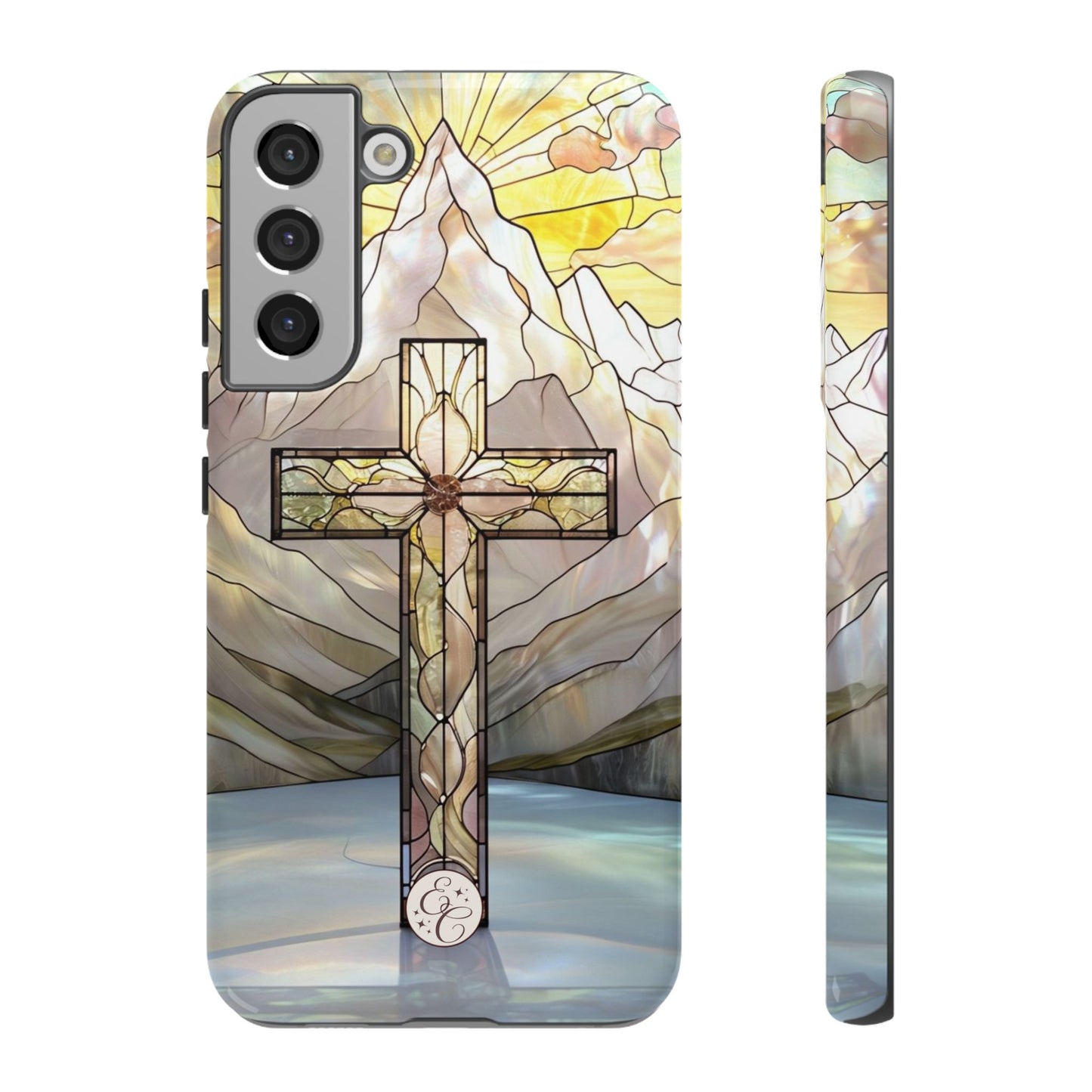 Stained Glass Cross Tough Phone Case