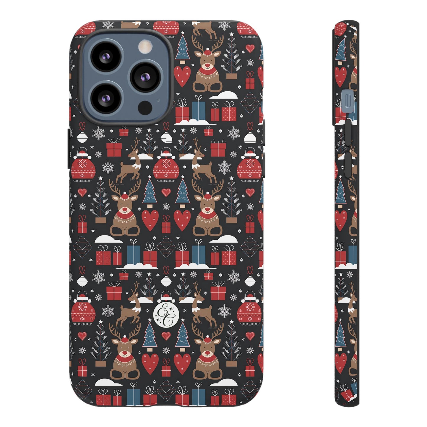 Christmas Holiday Pattern Tough Phone Case