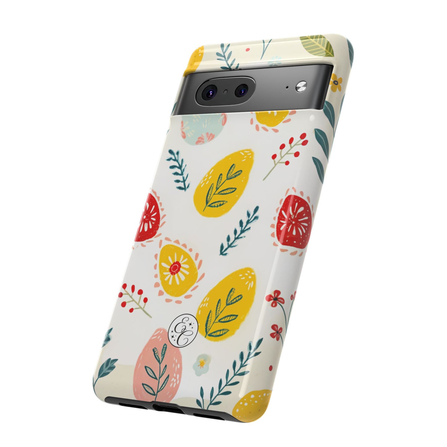 Colorful Easter Egg Pattern Tough Phone Case