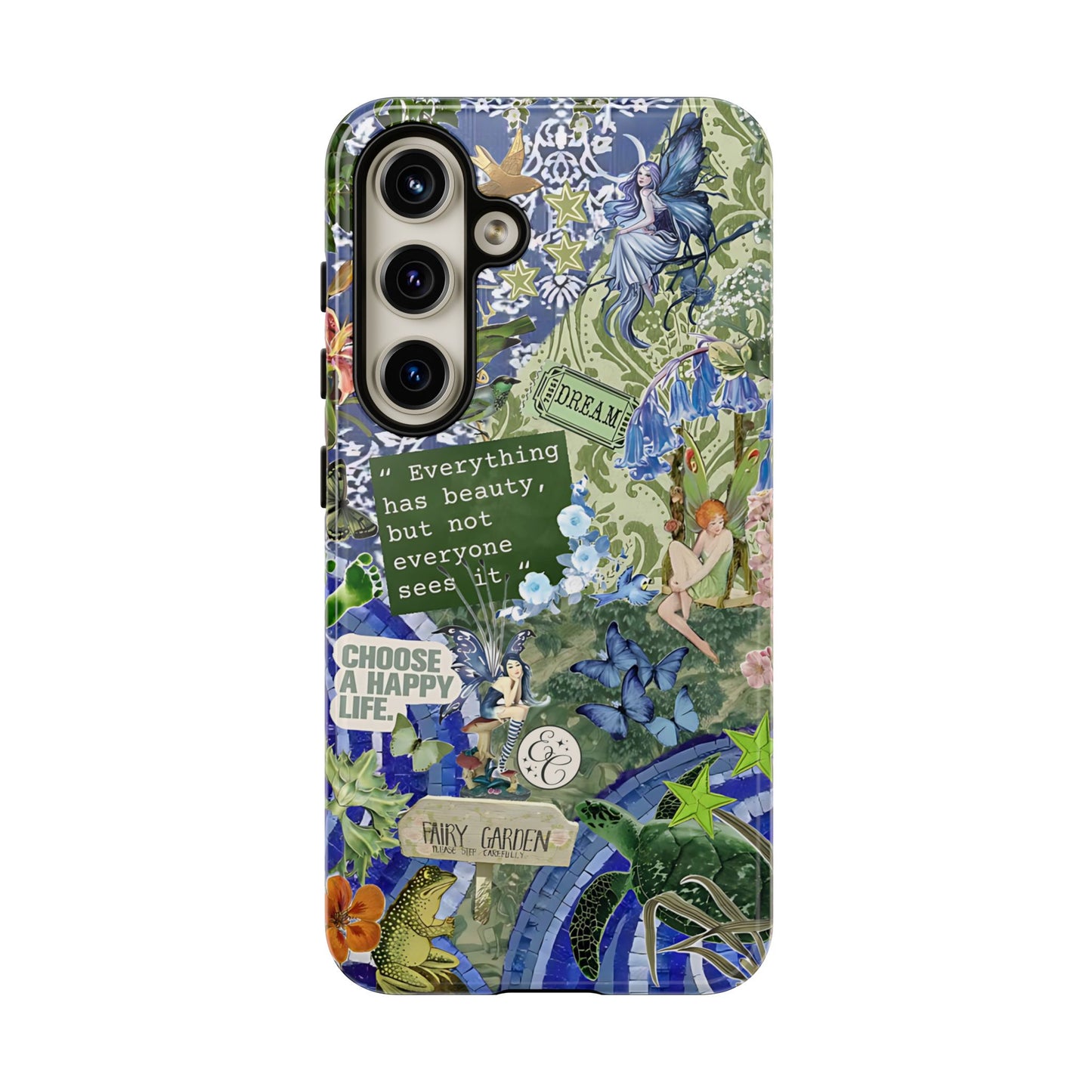 Fairy Garden Collage Tough Phone Case