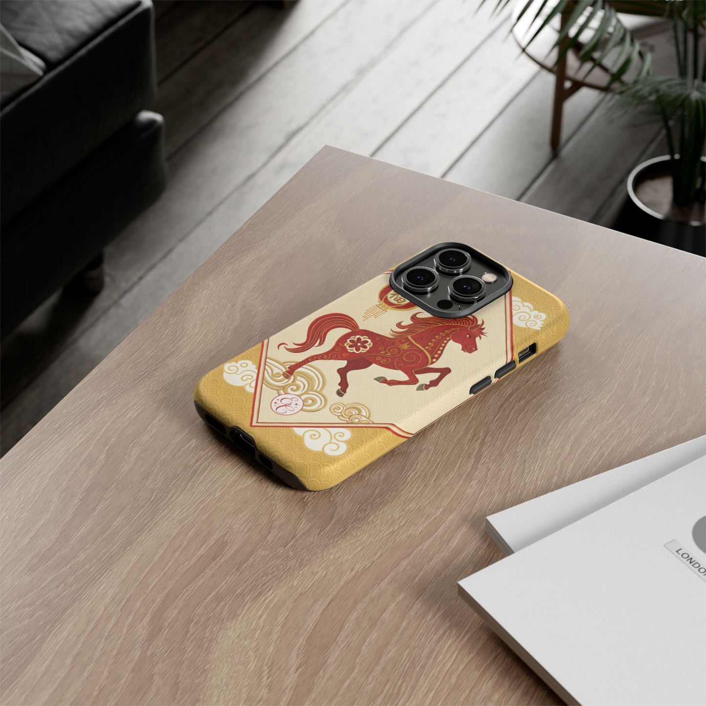 Chinese New Year Lucky Horse Tough Phone Case