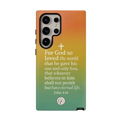 John 3:16 Tough Phone Case