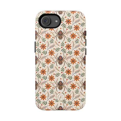 Boho Floral Spider Pattern Phone Case