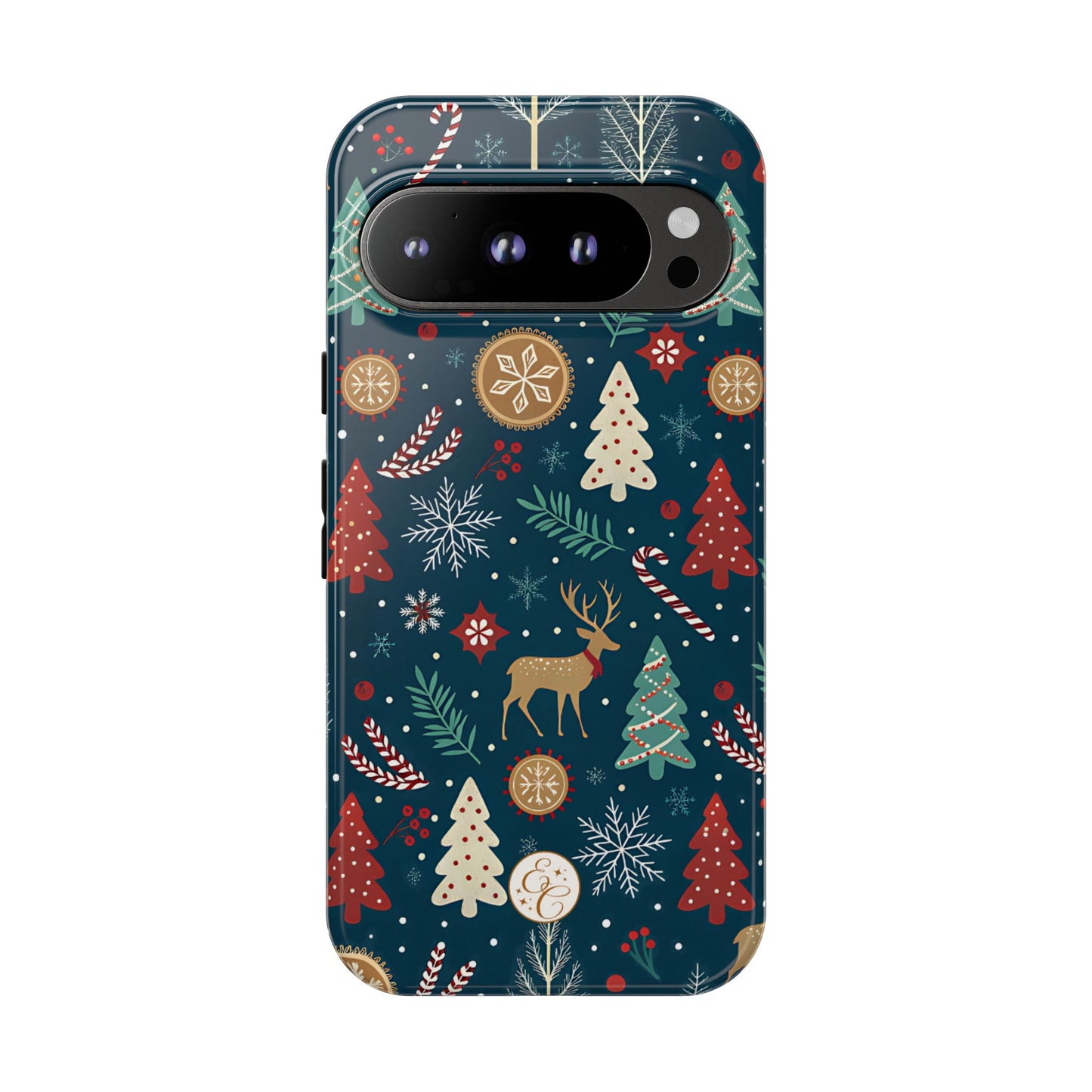 Christmas Holiday Pattern Tough Phone Case