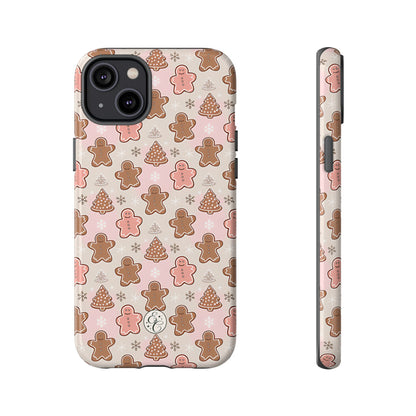 Gingerbread Men & Xmas Tree Pattern Tough Phone Case