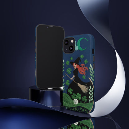 Irish Witch’s Moonlit Stroll Tough Phone Case