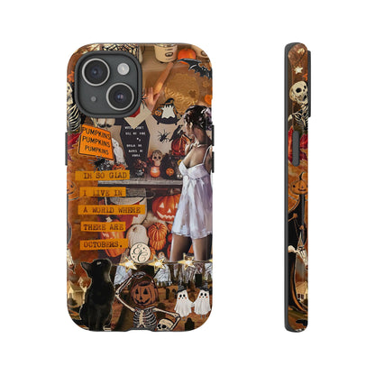 Halloween Aesthetic Collage Tough Phone Case