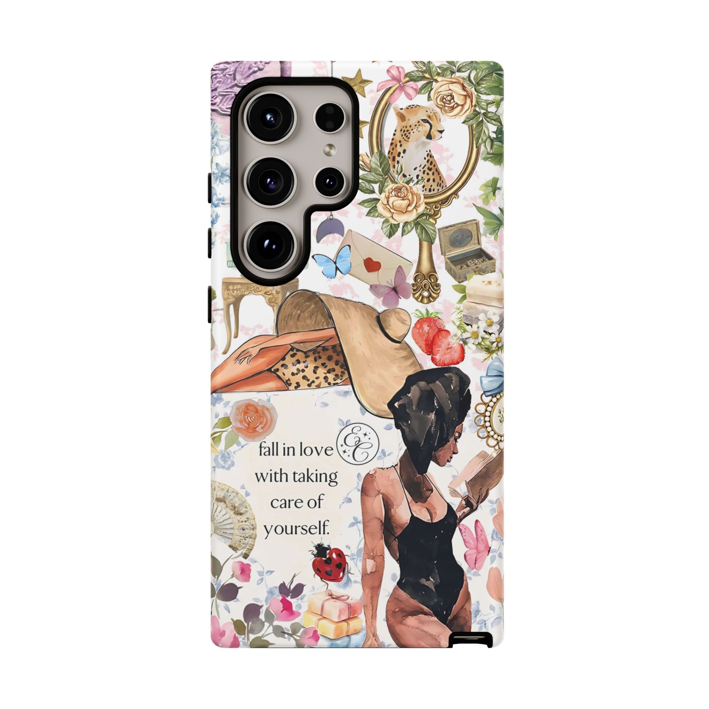 Aesthetic Coquette Collage Tough Phone Case