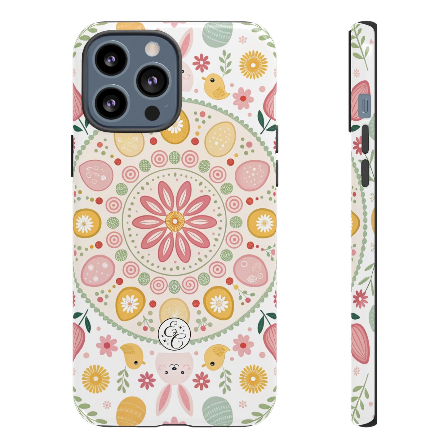 Colorful Easter Mandala Tough Phone Case