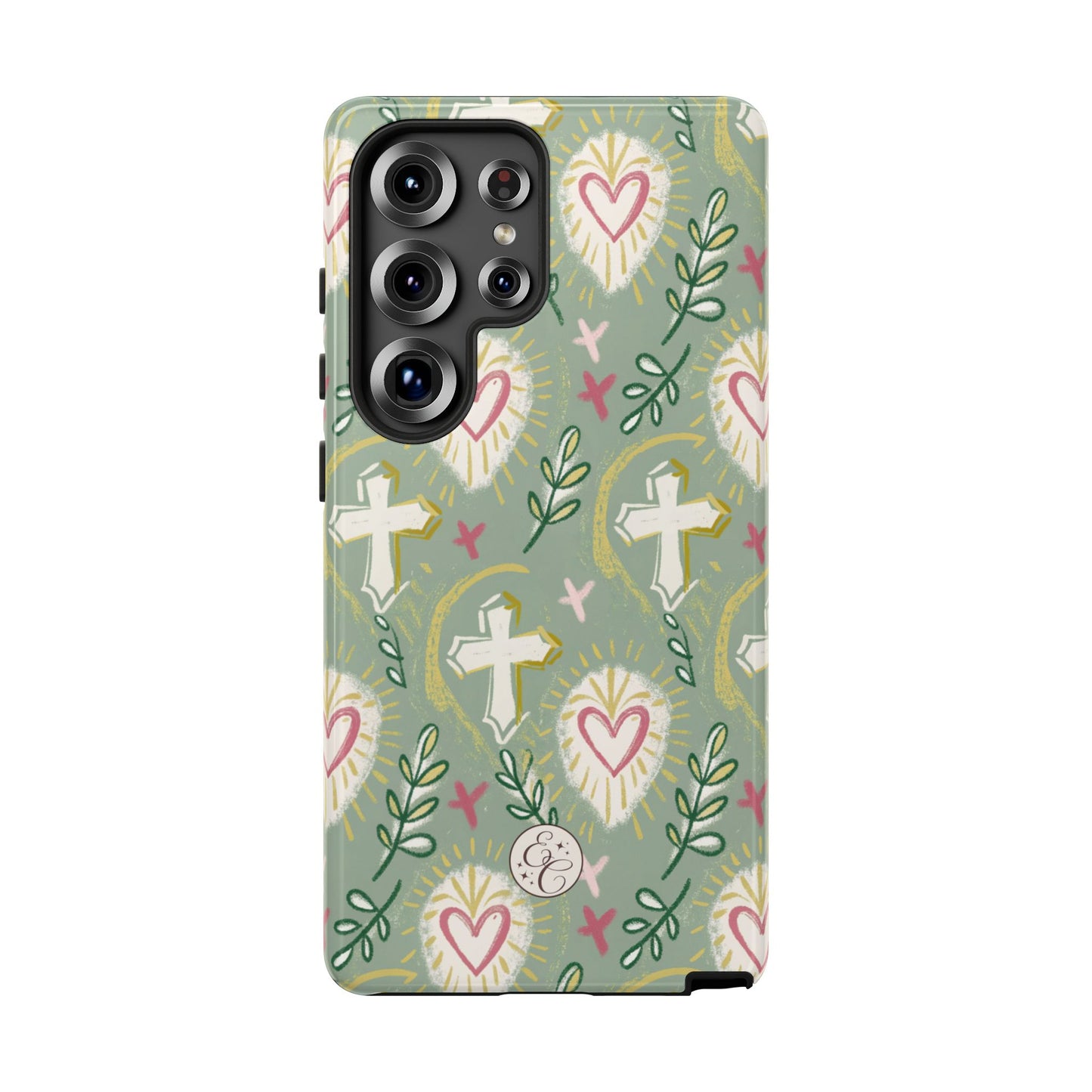 Christian Cross Boho Pattern Tough Phone Case
