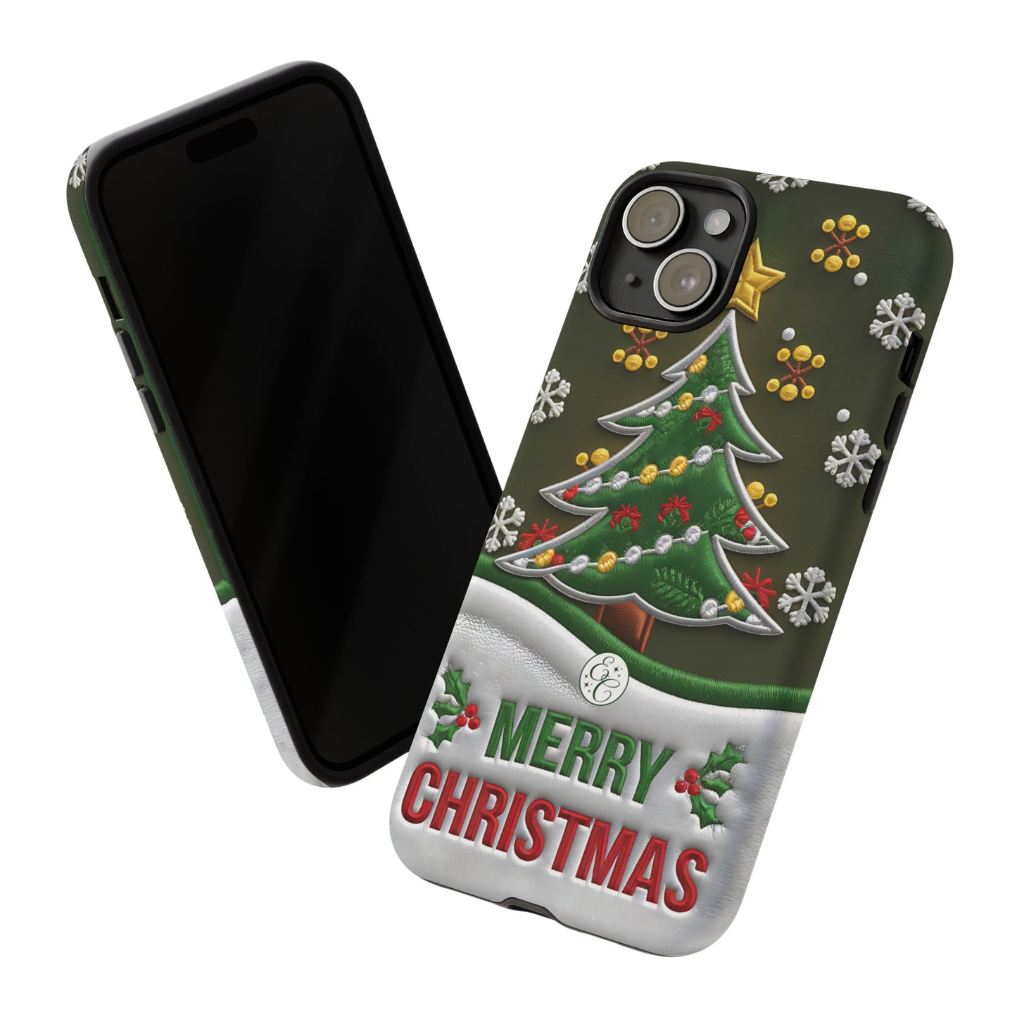 Merry Christmas Tree Tough Phone Case